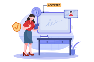 Electronic Signatures for Hierarchical Approval & Authentication